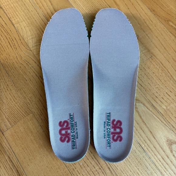 SAS shoes stone tan cream leather Tripad comfort womens made in the USA Size 10 - Picture 10 of 11